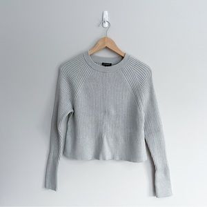 Dynamite | ribbed crop sweater, L